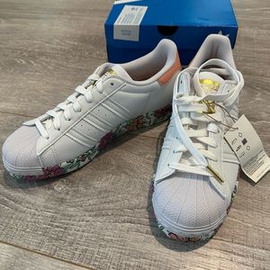 Adidas Superstar Floral BNWT
